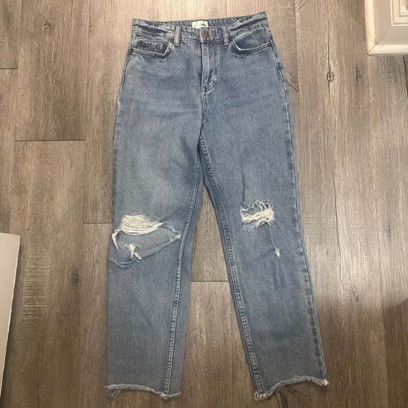 Amuse Society Selena Raw Hem Jeans |25 - Picture 2 of 8